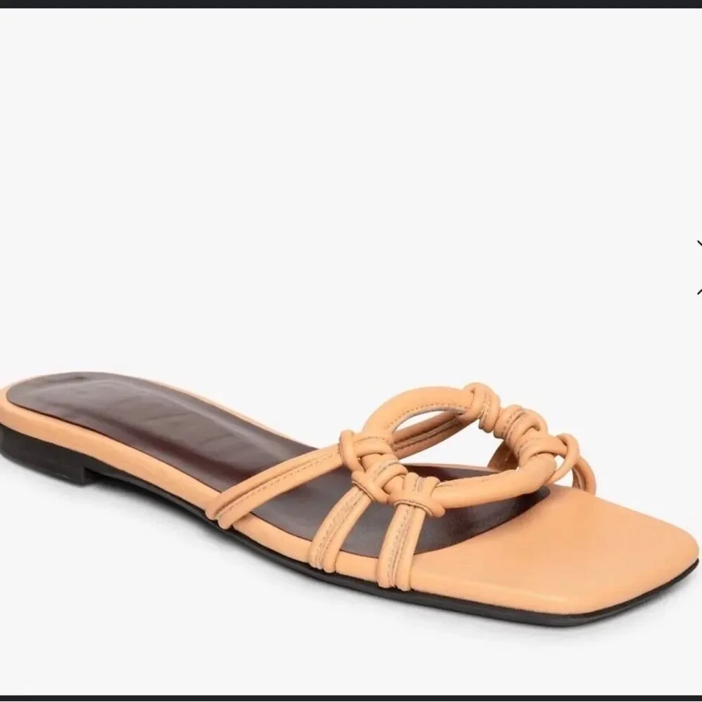 STAUD Adeline Leather Sandals - Picture 1 of 5